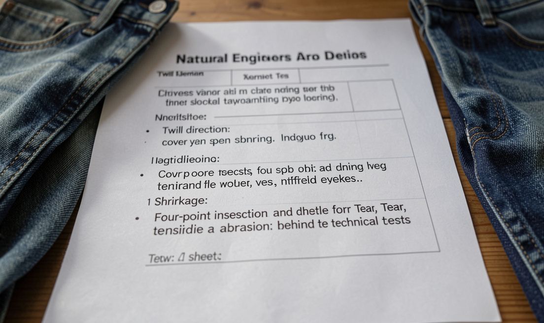 denim specification notes
